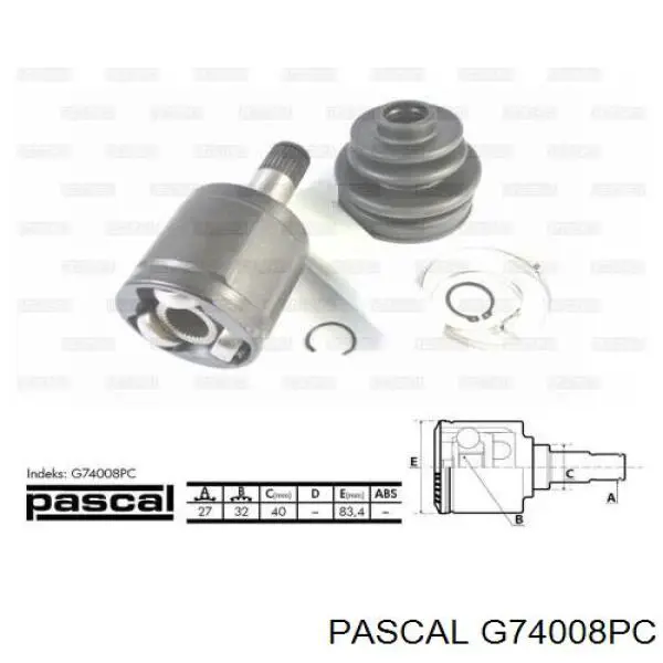 Compre 44310SM4980 Honda Junta homocinética interna dianteira