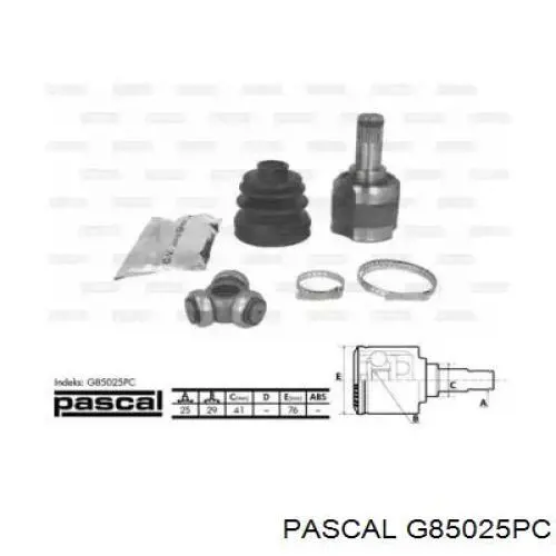 Compre G85025PC Pascal Junta homocinética interna dianteira direita