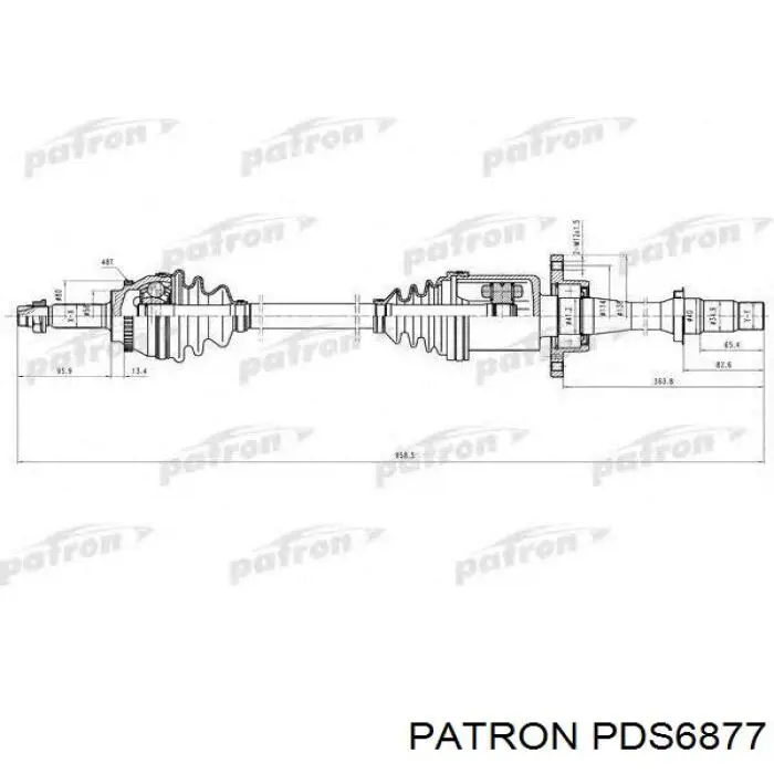 Semieixo (acionador) dianteiro direito GSP NCV72102 preço, a partir de 193,17 USD