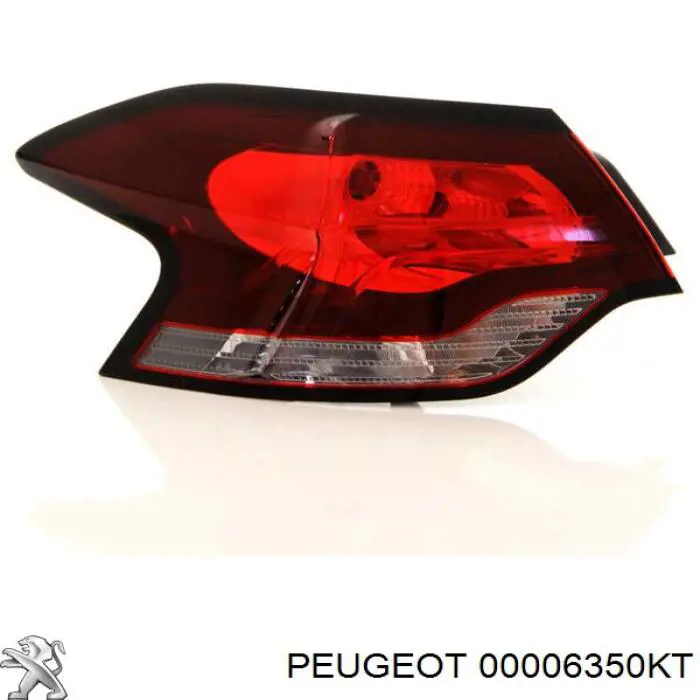 6350KT Peugeot/Citroen Lanterna traseira esquerda externa
