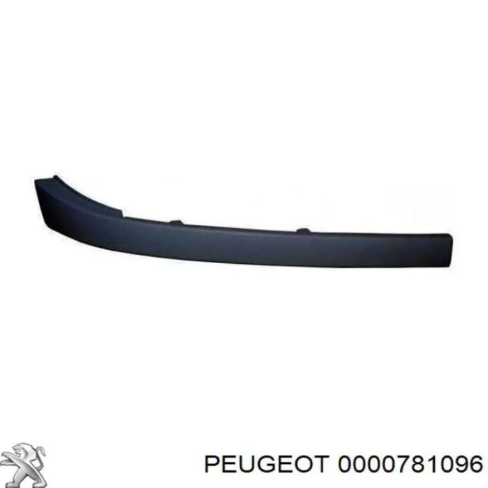 Ripa (placa sobreposta) da luz direita Peugeot/Citroen 0000781096 preço, a partir de 8,58 USD