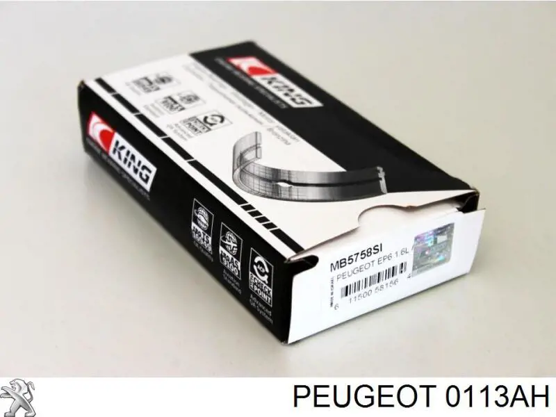 Folhas inseridas principais de cambota, kit, padrão (STD) Peugeot/Citroen 0113AH preço, a partir de 22,86 USD