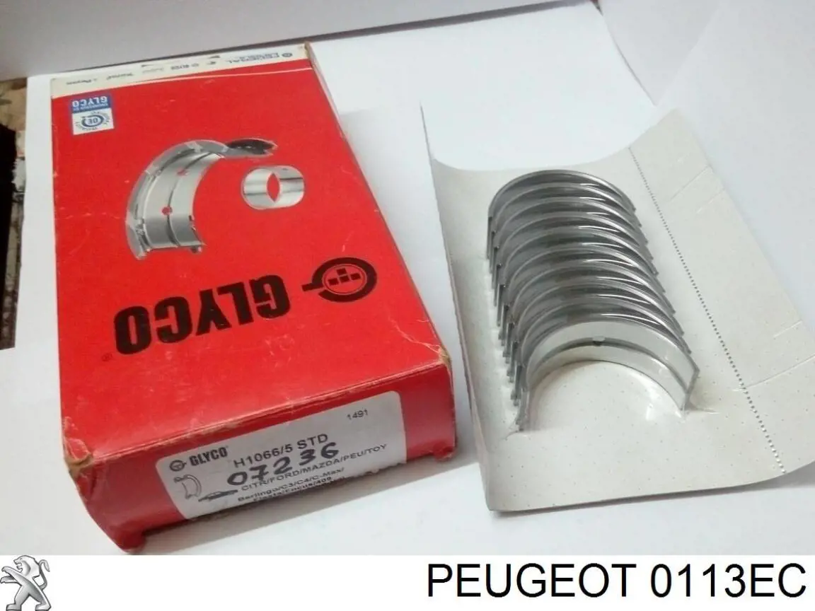 Compre 00000113T2 Peugeot/Citroen Folhas inseridas principais de cambota, kit, padrão (STD)