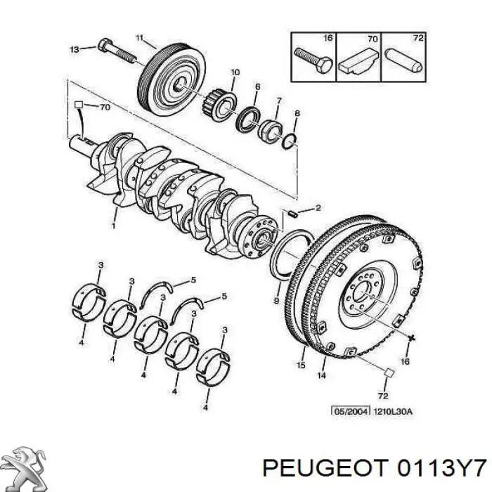 0113Y7 Peugeot/Citroen 