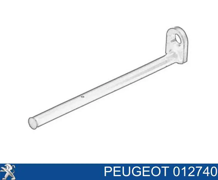 012740 Peugeot/Citroen Vedante de tampa traseira de cambota
