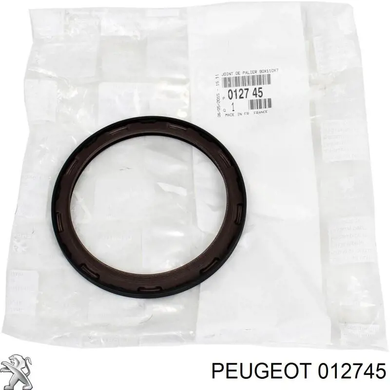 Compre 012745 Peugeot/Citroen Vedação traseira de cambota de motor