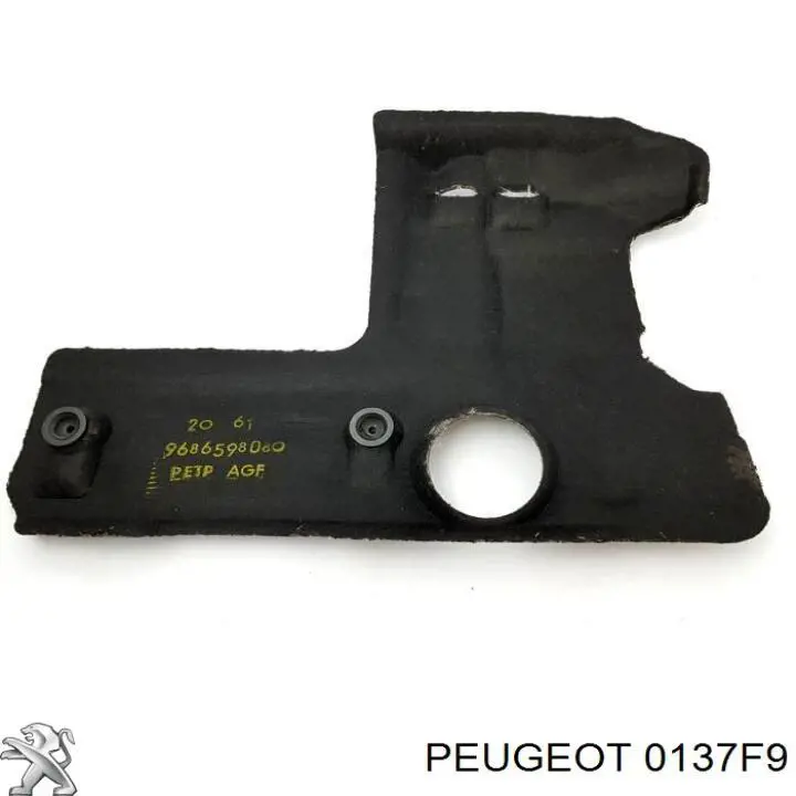 0137F9 Peugeot/Citroen Tampa de motor decorativa