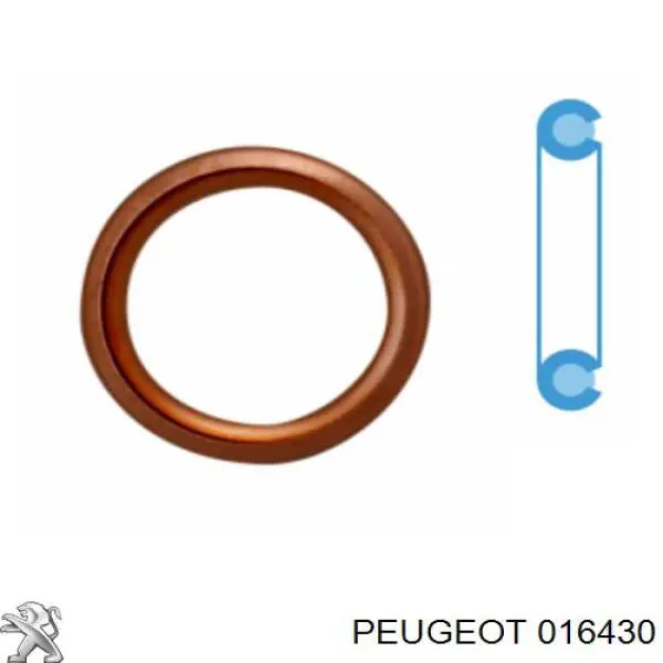 016430 Peugeot/Citroen Vedante de rolha de panela de motor