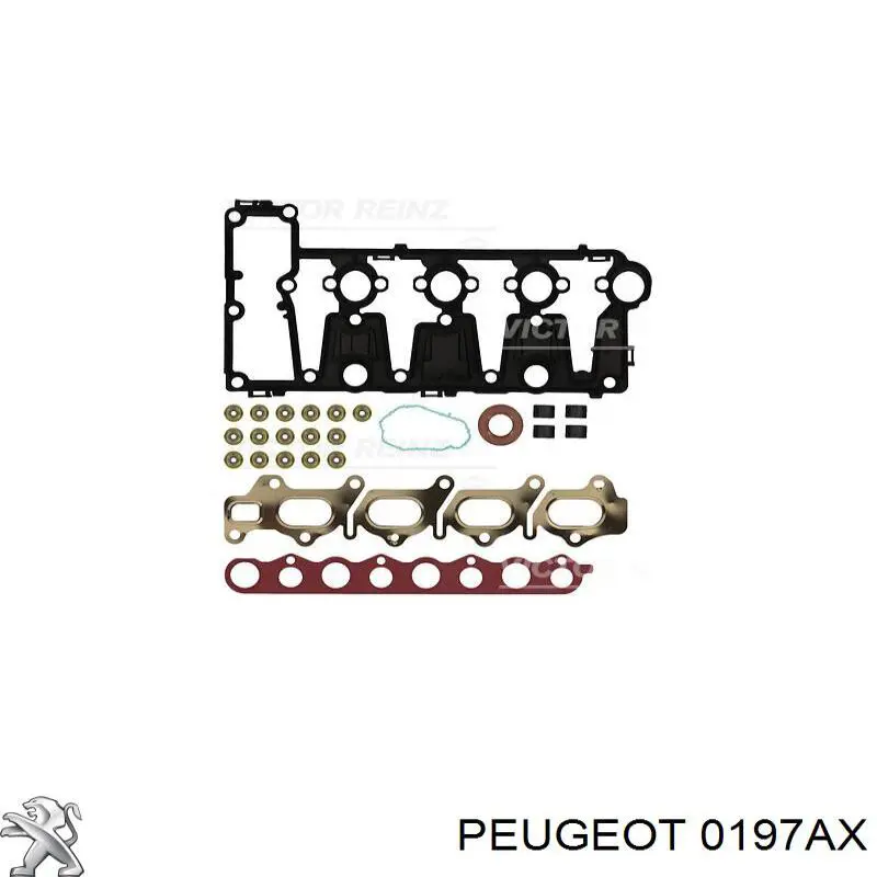 Kit de vedantes de motor completo Peugeot/Citroen 0197AX preço, a partir de 72,65 USD