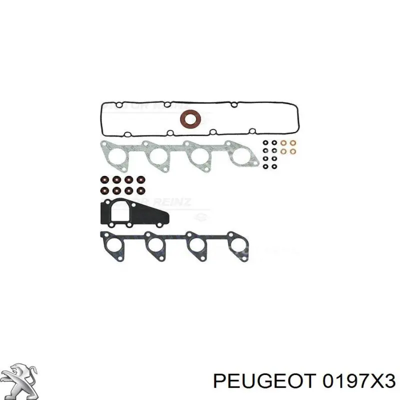 Kit superior de vedantes de motor Peugeot/Citroen 0197X3 preço, a partir de 61,82 USD