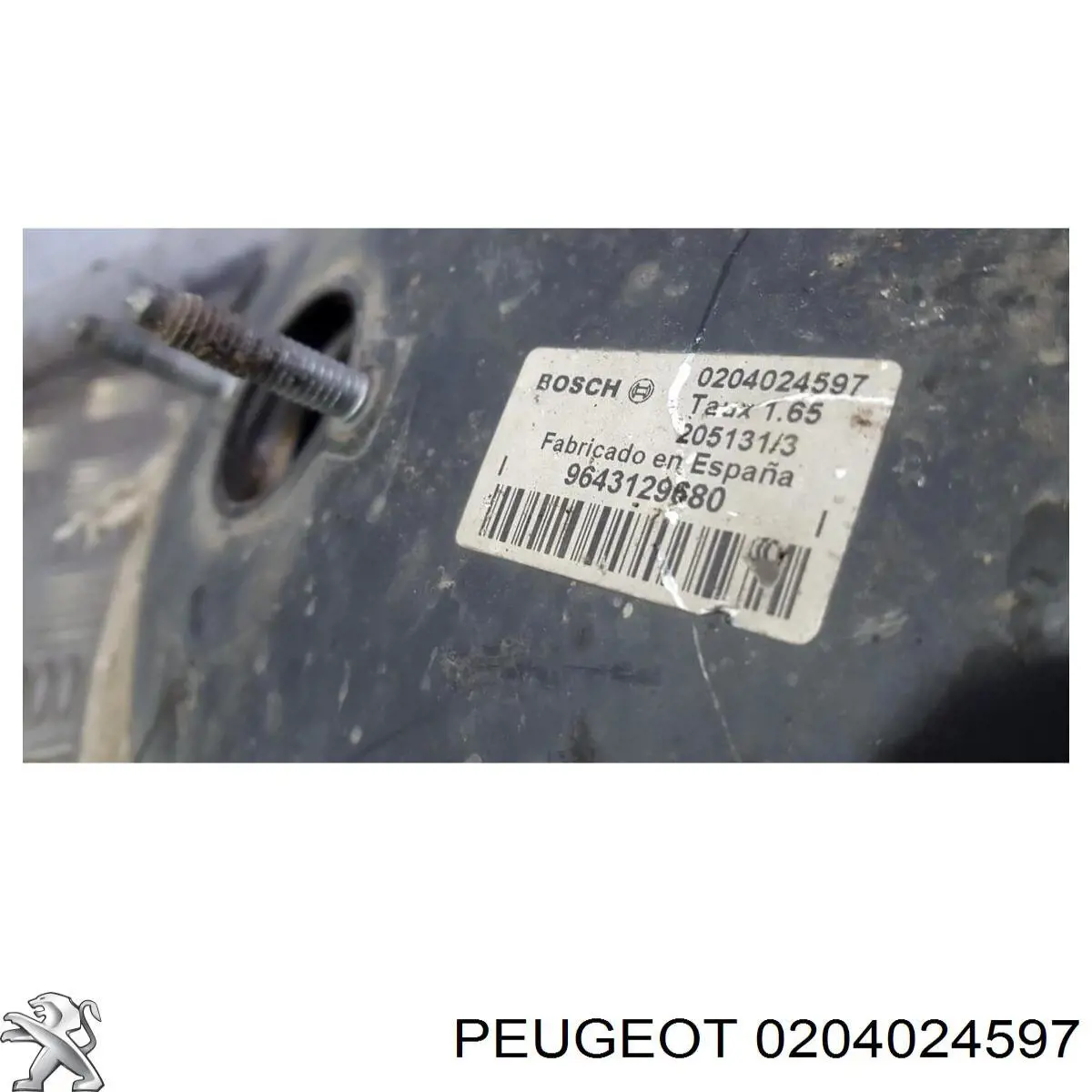  Peugeot/Citroen 0204024597 preço, a partir de 61,40 USD