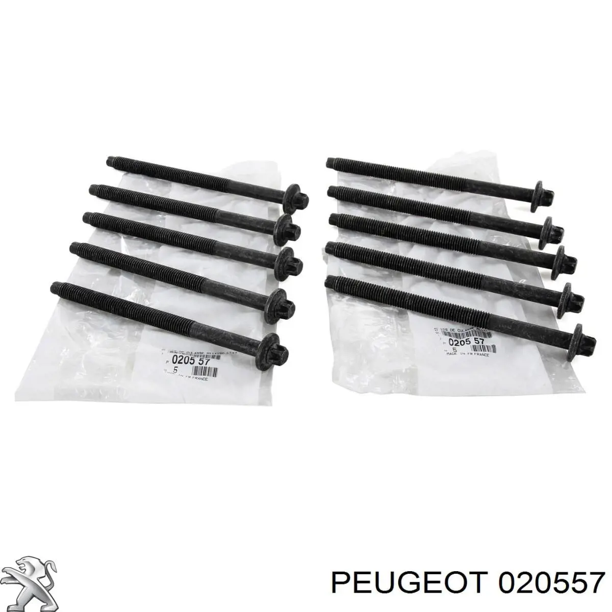 020557 Peugeot/Citroen Parafuso de cabeça de motor (CBC)