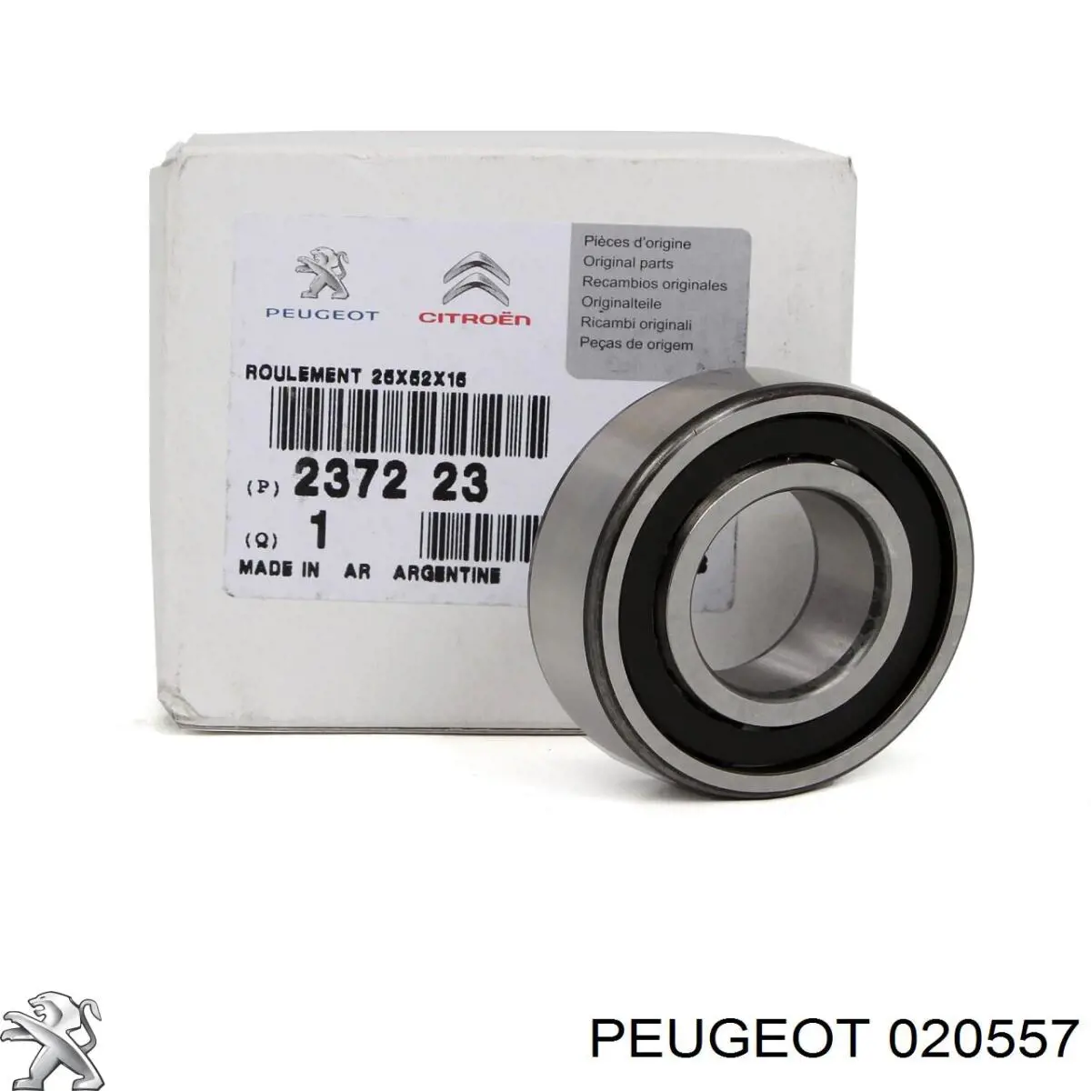 Compre 020557 Peugeot/Citroen Parafuso de cabeça de motor (CBC)