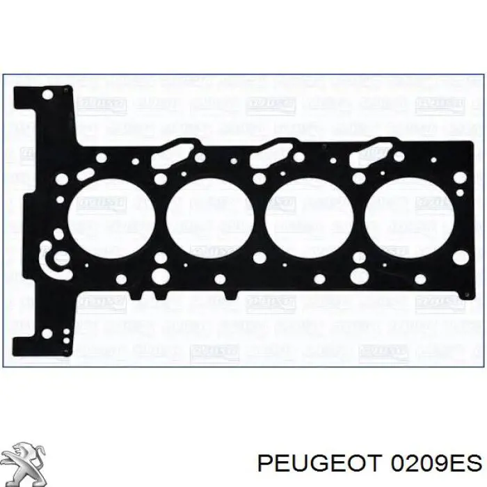 0209ES Peugeot/Citroen Vedante de cabeça de motor (CBC)