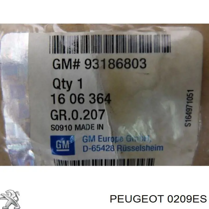 Compre 0209ES Peugeot/Citroen Vedante de cabeça de motor (CBC)