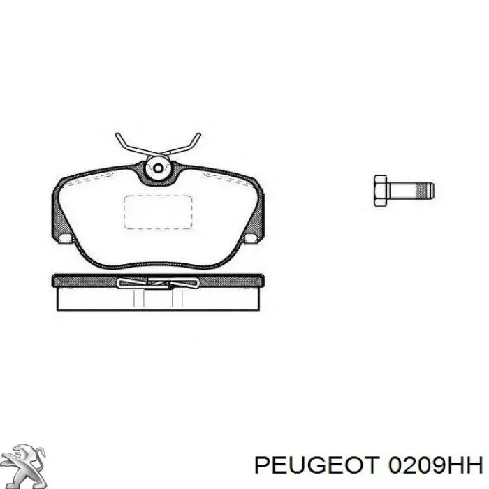 Vedante de cabeça de motor (CBC) Peugeot/Citroen 0209HH preço, a partir de 47,94 USD