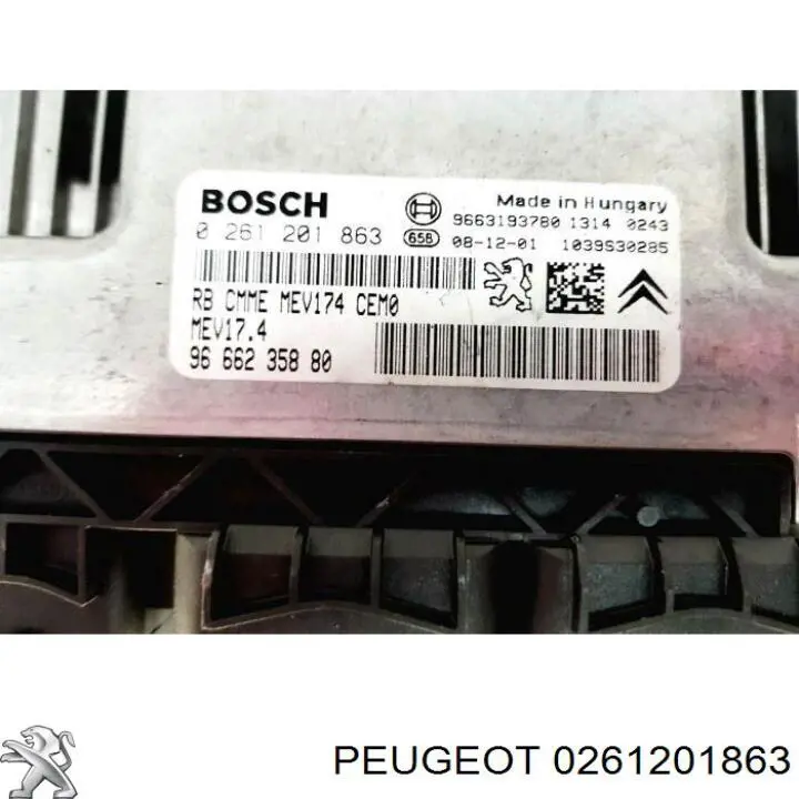  Peugeot/Citroen 0261201863 preço, a partir de 166,69 USD