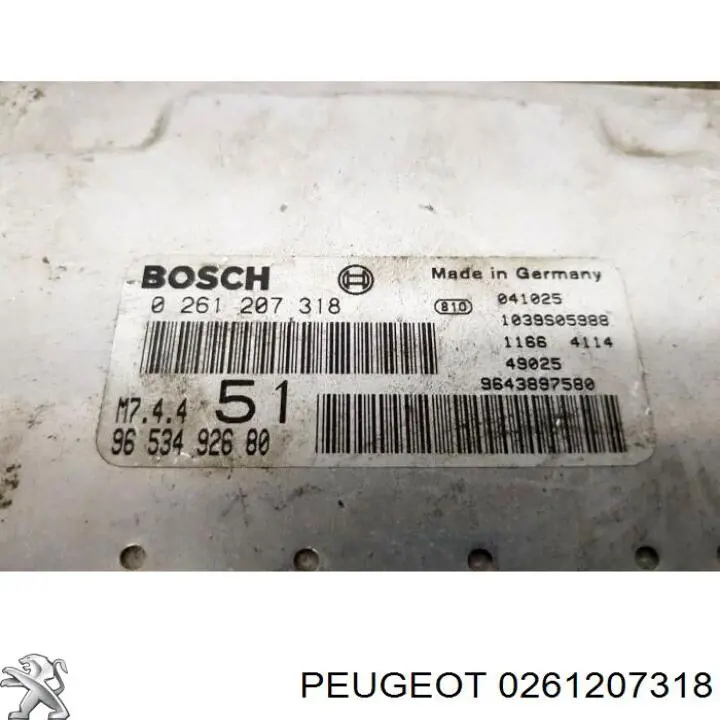  Peugeot/Citroen 0261207318 preço, a partir de 69,35 USD