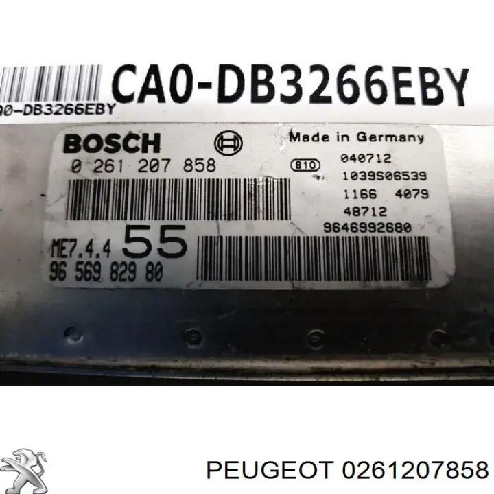  Peugeot/Citroen 0261207858