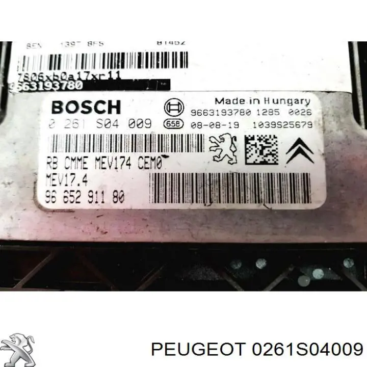  Peugeot/Citroen 0261S04009