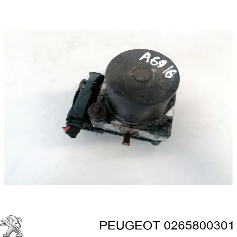 Unidade hidráulico de controlo ABS Peugeot/Citroen 0265800301 preço, a partir de 55,97 USD