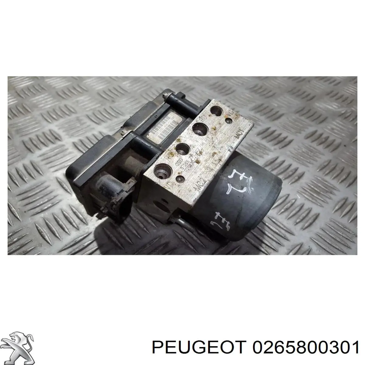 Unidade hidráulico de controlo ABS 0265800301 Peugeot/Citroen