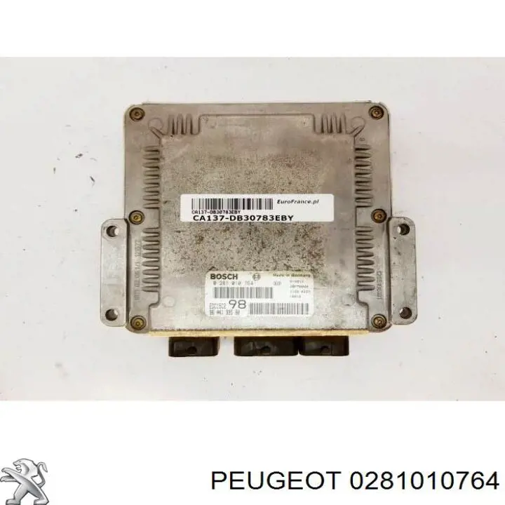 0281010764 Peugeot/Citroen Módulo de direção (Centralina eletrônica) de motor