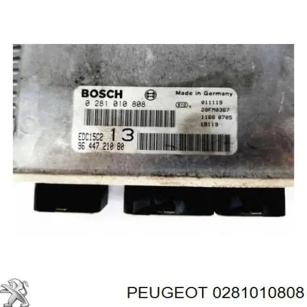 Módulo de direção (Centralina eletrônica) de motor Peugeot/Citroen 0281010808 preço, a partir de 37,52 USD