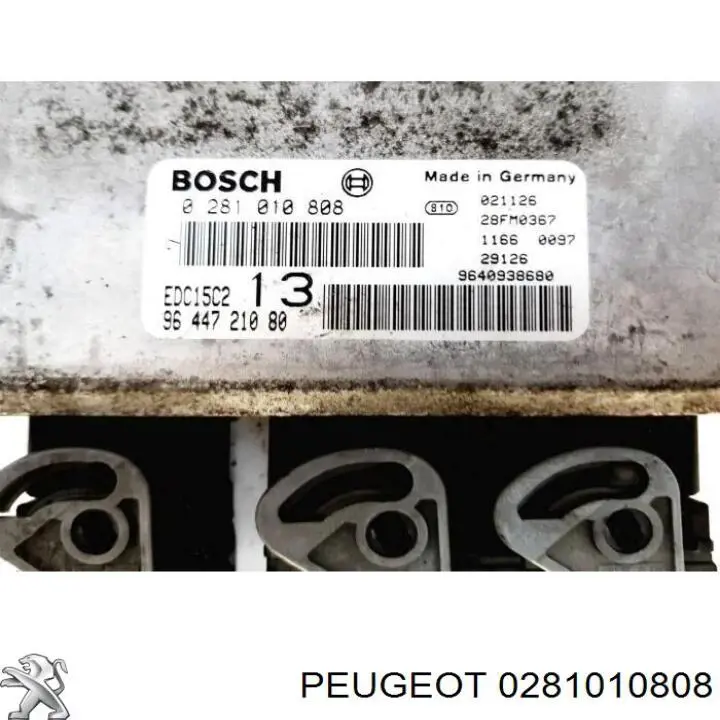Módulo de direção (Centralina eletrônica) de motor Peugeot/Citroen 0281010808