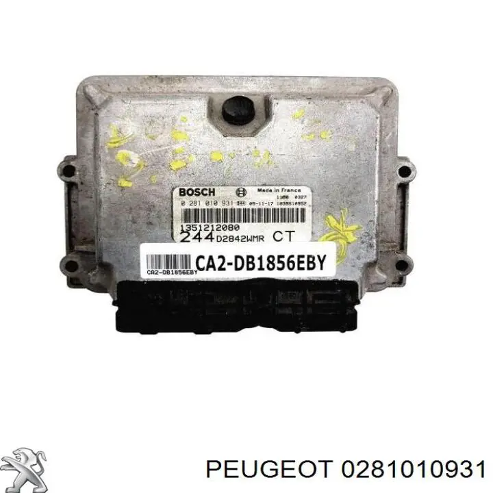 0281010931 Peugeot/Citroen Módulo de direção (Centralina eletrônica) de motor
