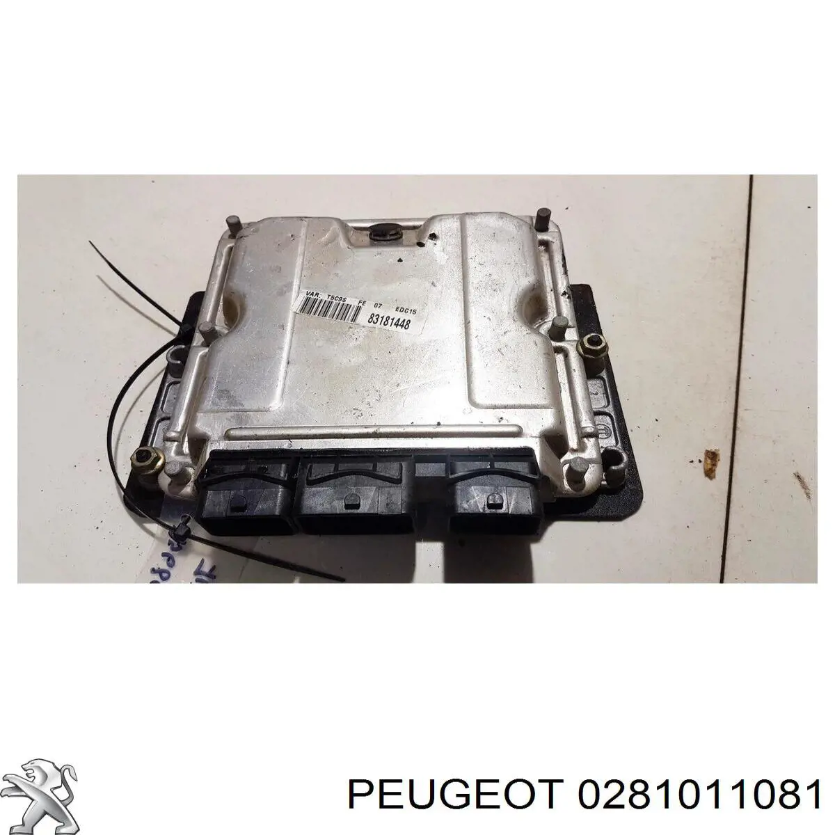 EDC15C2 Peugeot/Citroen Módulo de direção (Centralina eletrônica) de motor