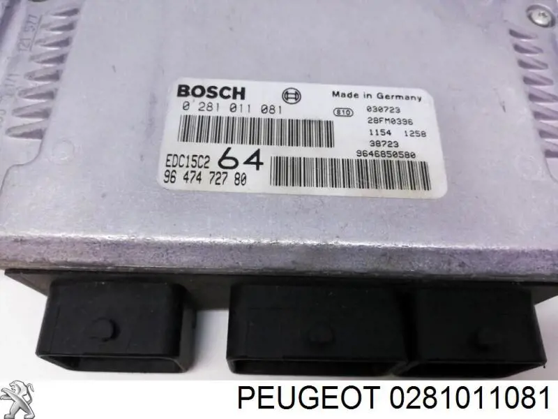 EDC15C2 Peugeot/Citroen Módulo de direção (Centralina eletrônica) de motor