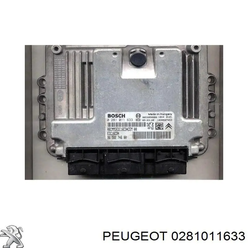 Módulo de direção (Centralina eletrônica) de motor Peugeot/Citroen 0281011633 preço, a partir de 93,64 USD