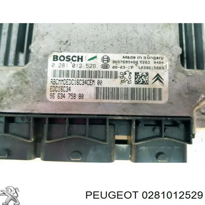 Compre 9657061180 Peugeot/Citroen Módulo de direção (Centralina eletrônica) de motor