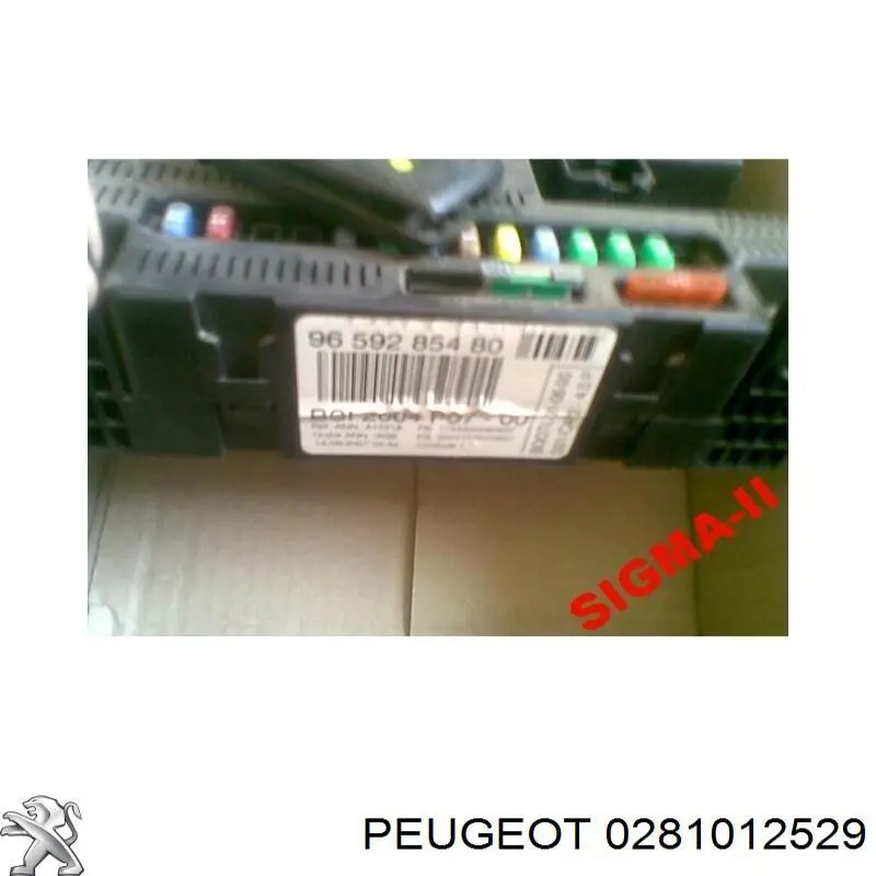 Módulo de direção (Centralina eletrônica) de motor Peugeot/Citroen 0281012529 preço, a partir de 52,78 USD