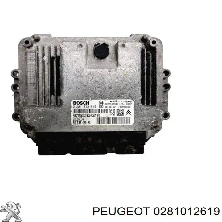 Módulo de direção (Centralina eletrônica) de motor Peugeot/Citroen 0281012619 preço, a partir de 40,93 USD