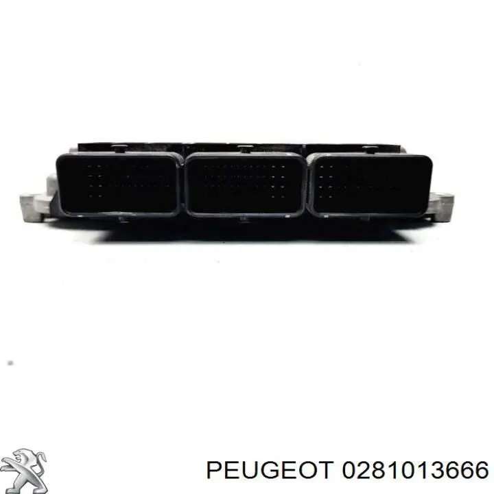 Compre 0281013666 Peugeot/Citroen Módulo de direção (Centralina eletrônica) de motor