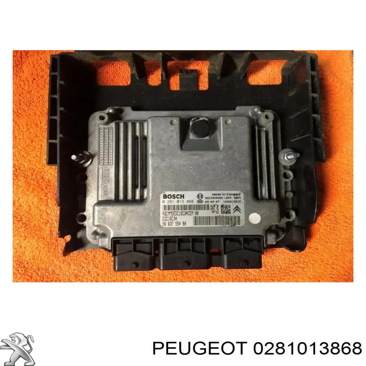 0281013868 Peugeot/Citroen Módulo de direção (Centralina eletrônica) de motor