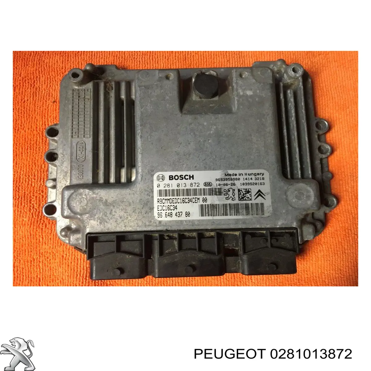 Módulo de direção (Centralina eletrônica) de motor Peugeot/Citroen 0281013872 preço, a partir de 52,87 USD