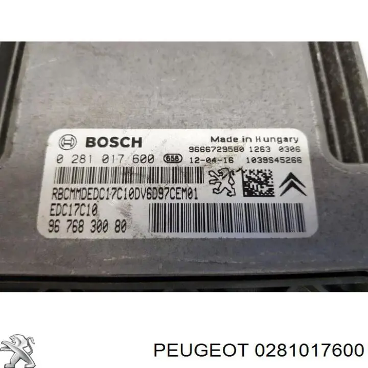 Compre 0281017600 Peugeot/Citroen 