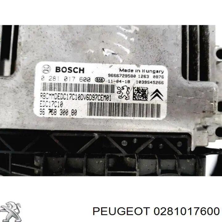  0281017600 Peugeot/Citroen