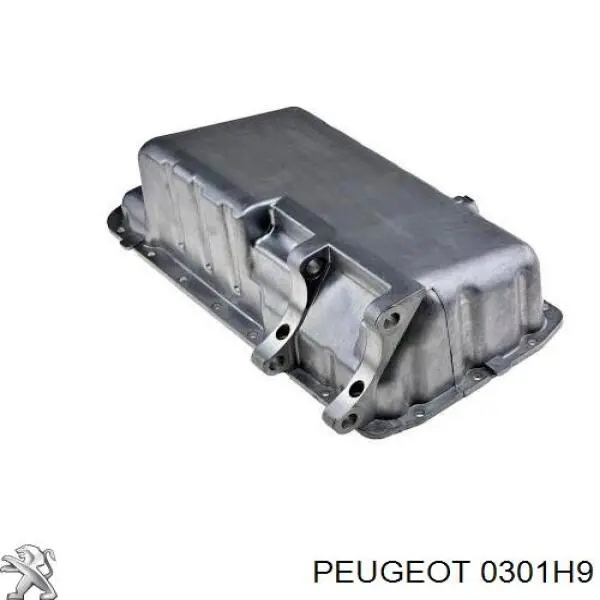 0301H9 Peugeot/Citroen Panela de óleo de cárter do motor