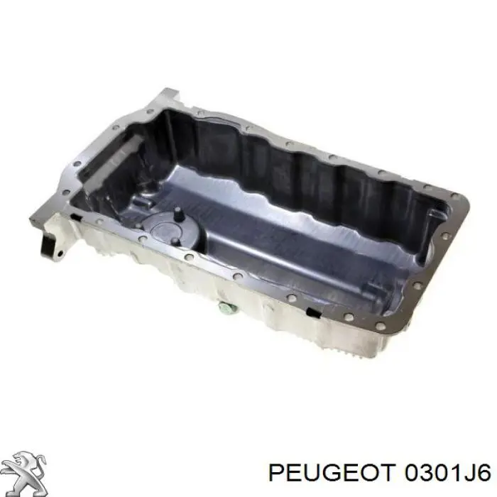 0301J6 Peugeot/Citroen Panela de óleo de cárter do motor