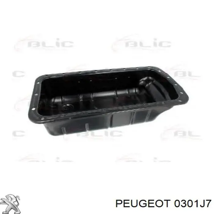 0301J7 Peugeot/Citroen Panela de óleo de cárter do motor