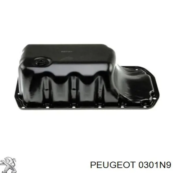 0301N9 Peugeot/Citroen Panela de óleo de cárter do motor
