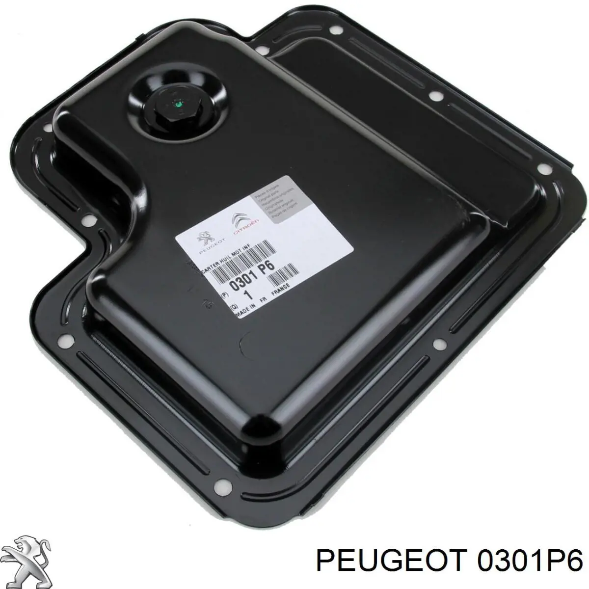 Panela de óleo de cárter do motor 9658253880 Fiat/Alfa/Lancia