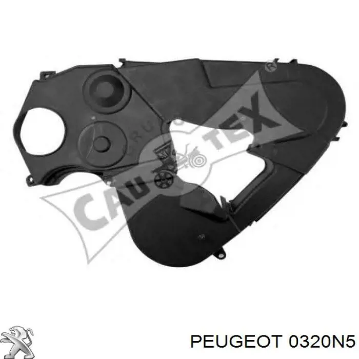 Compre 0320N5 Peugeot/Citroen Proteção esquerda da correia do mecanismo de distribuição de gás