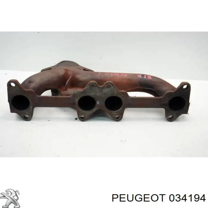Tubo coletor de escape Peugeot 405 I 15B