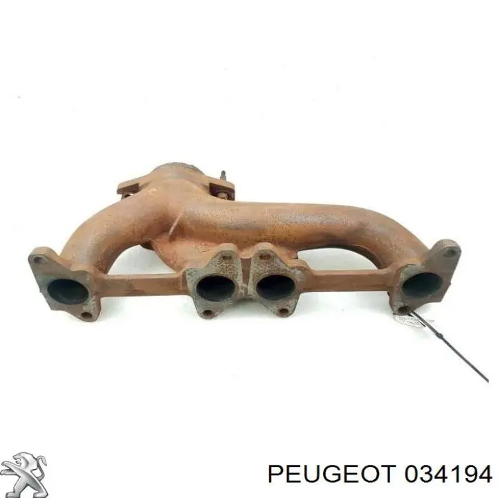 Tubo coletor de escape Peugeot/Citroen 034194 preço, a partir de 388,52 USD