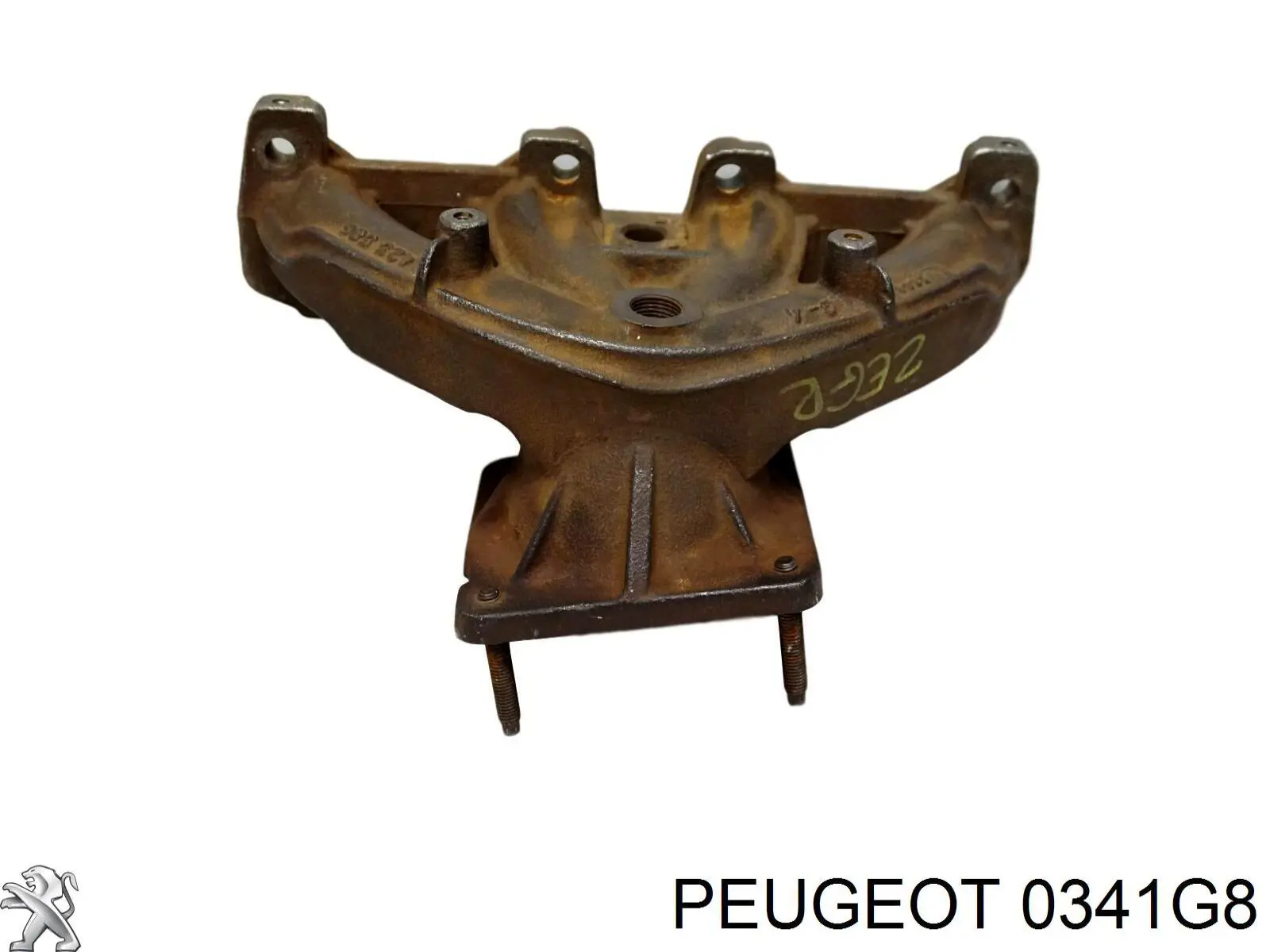 Tubo coletor de escape Peugeot/Citroen 0341G8 preço, a partir de  